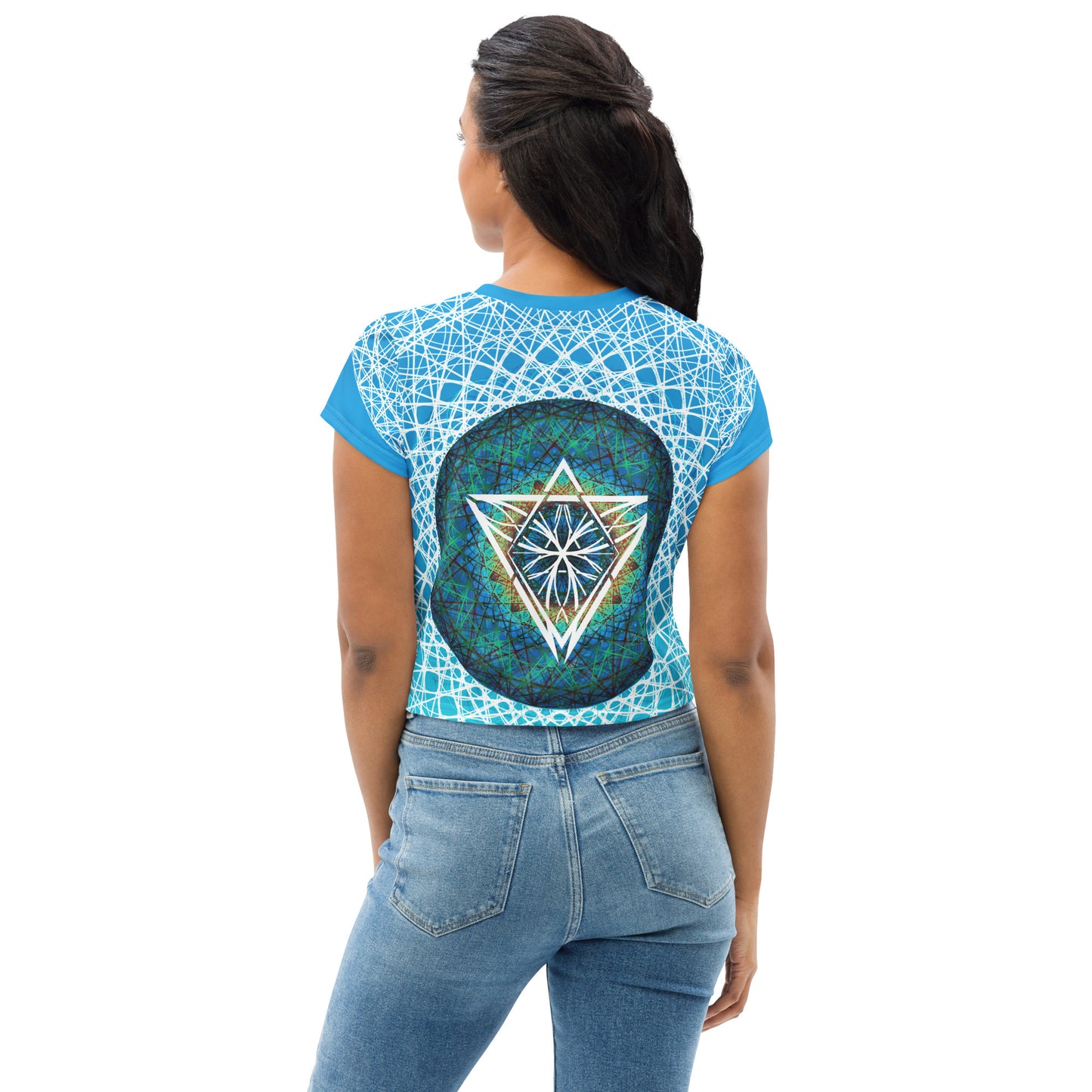 Eye for Geometry Crop Tee