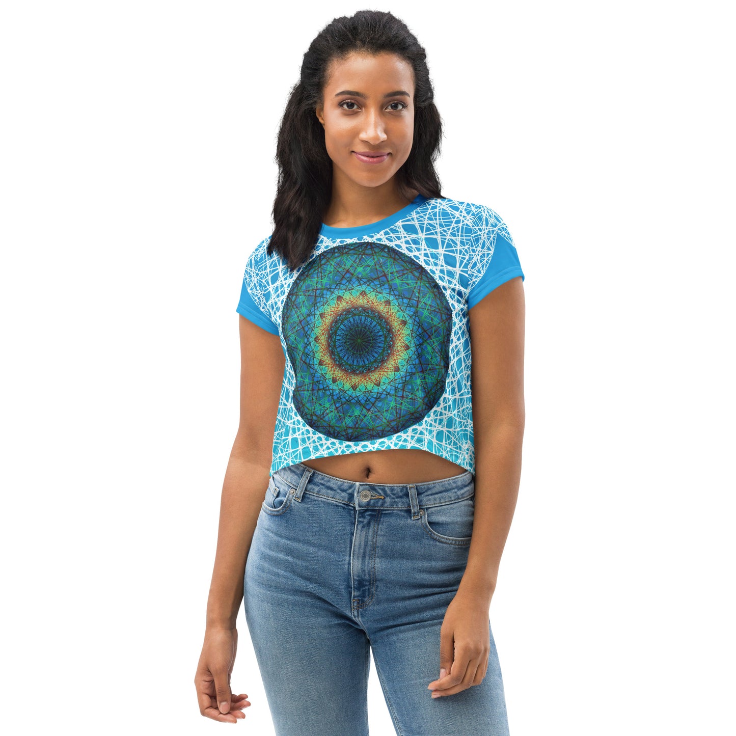 Eye for Geometry Crop Tee