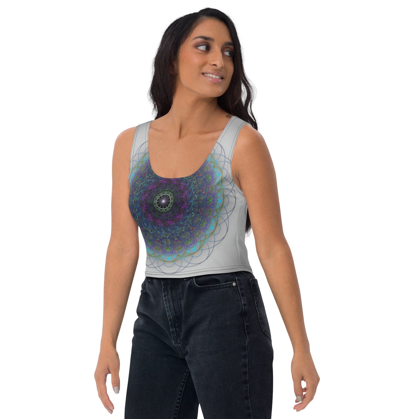 Sacred Iris Crop Top