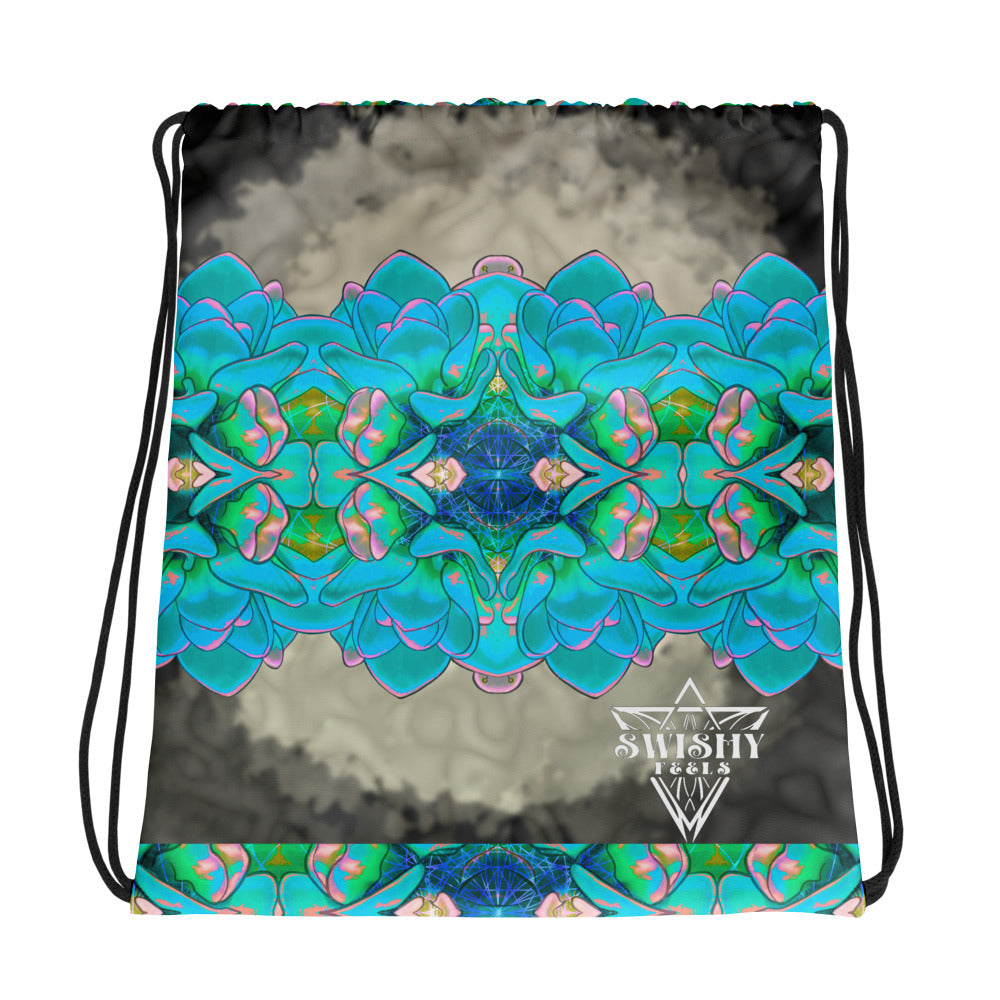 Petal Portal Drawstring bag
