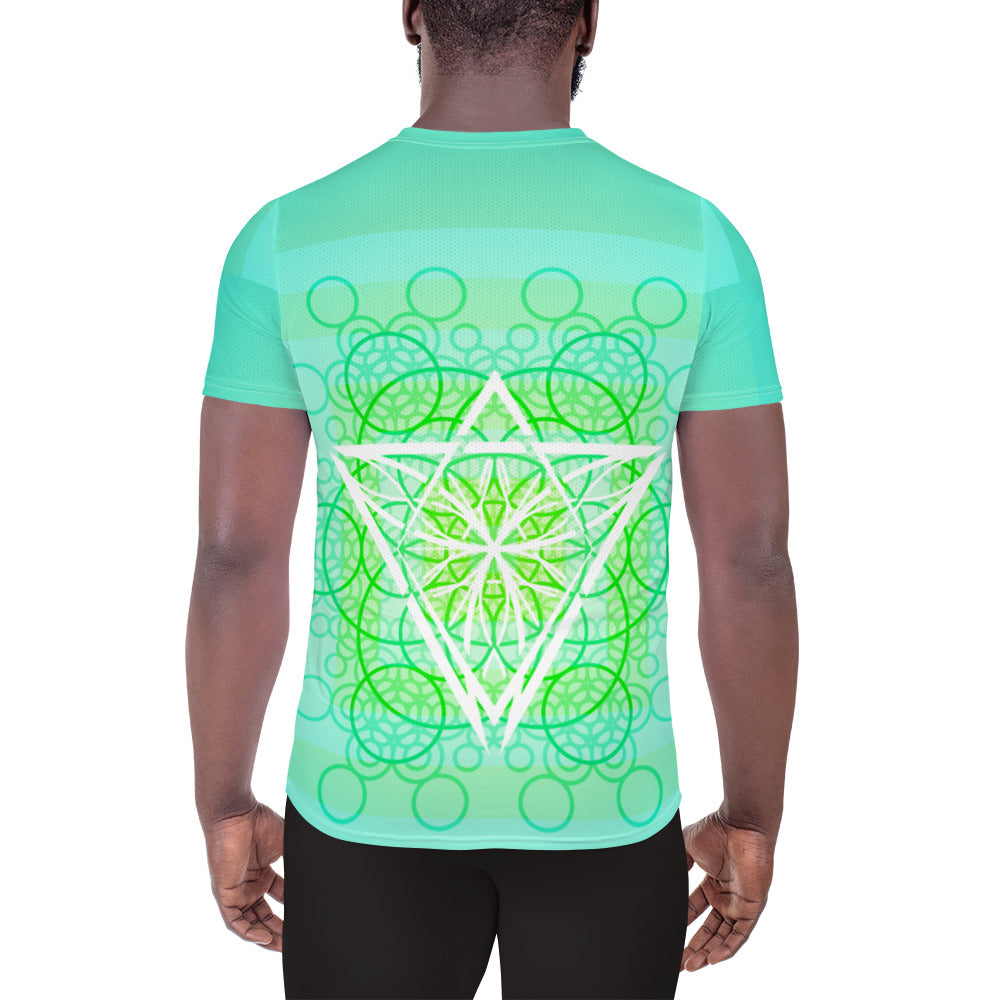 Swishy Bubbles Men's Athletic T-shirt
