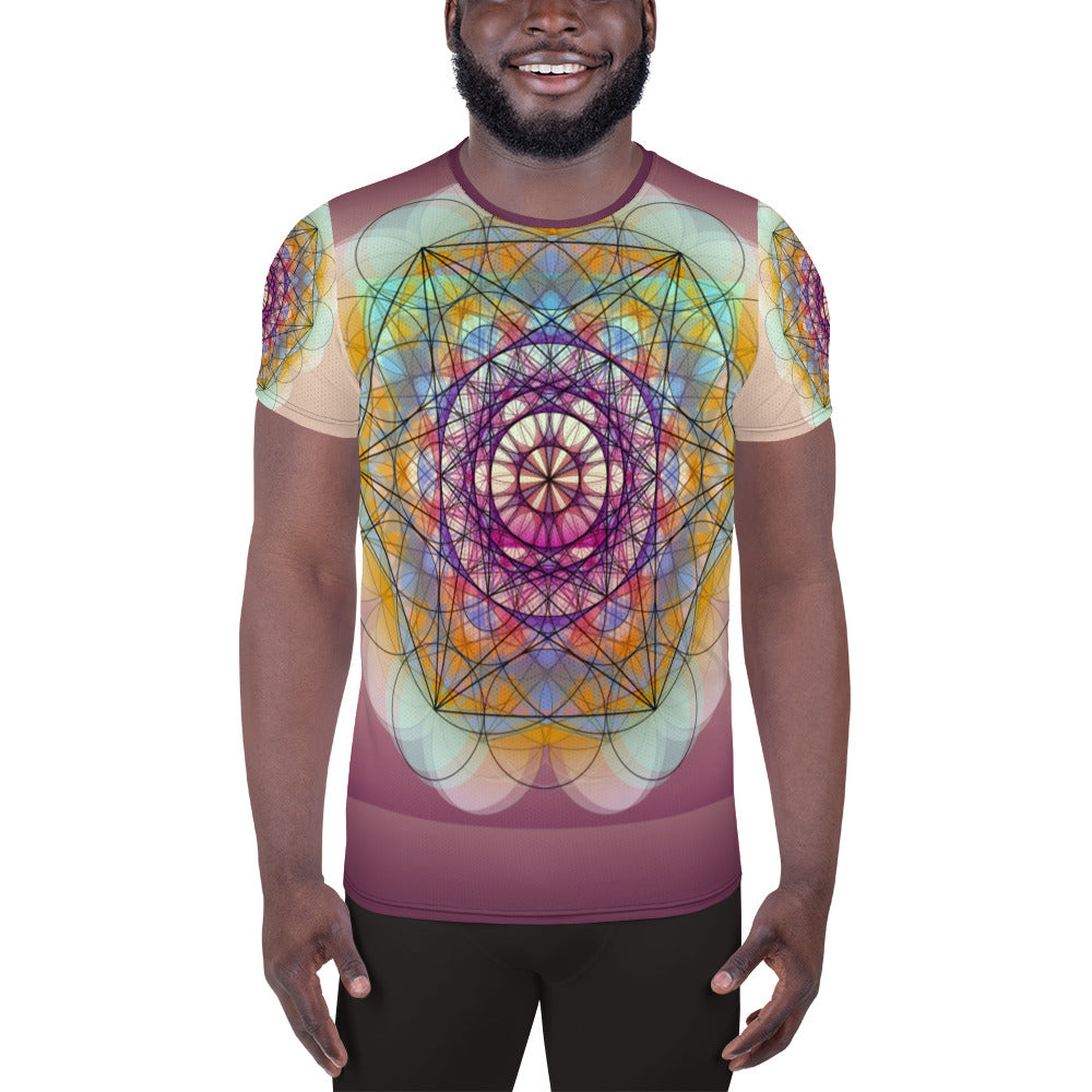 Warm Glow Men's Athletic T-shirt