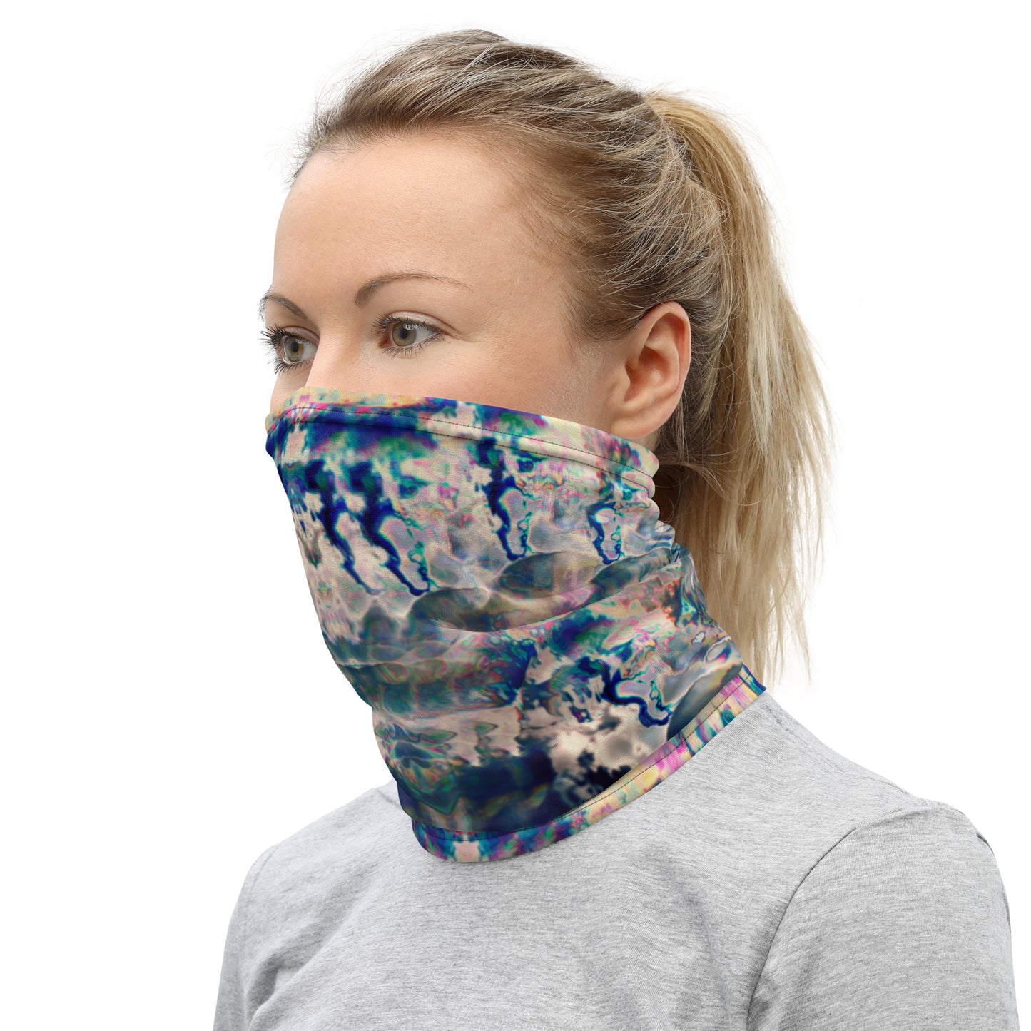 Sunset Waves Neck Gaiter
