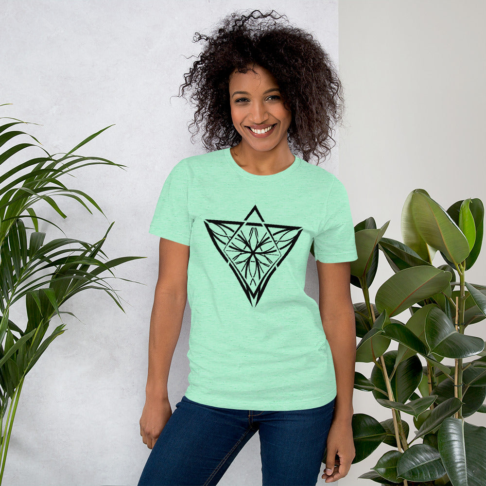 Black Unisex Swishy Feels Iconic t-shirt