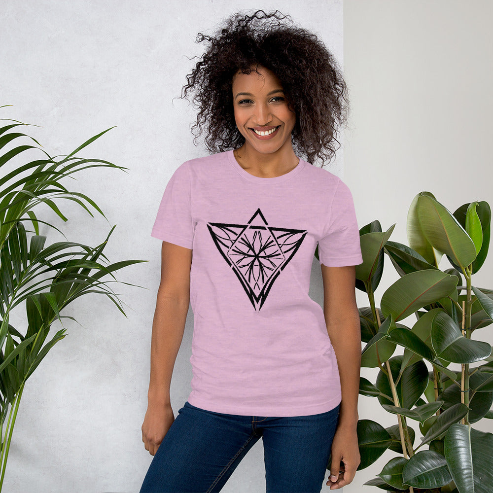 Black Unisex Swishy Feels Iconic t-shirt
