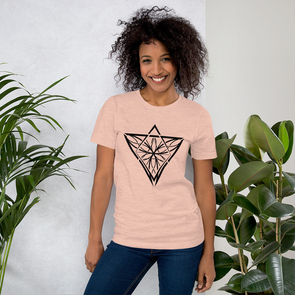 Black Unisex Swishy Feels Iconic t-shirt