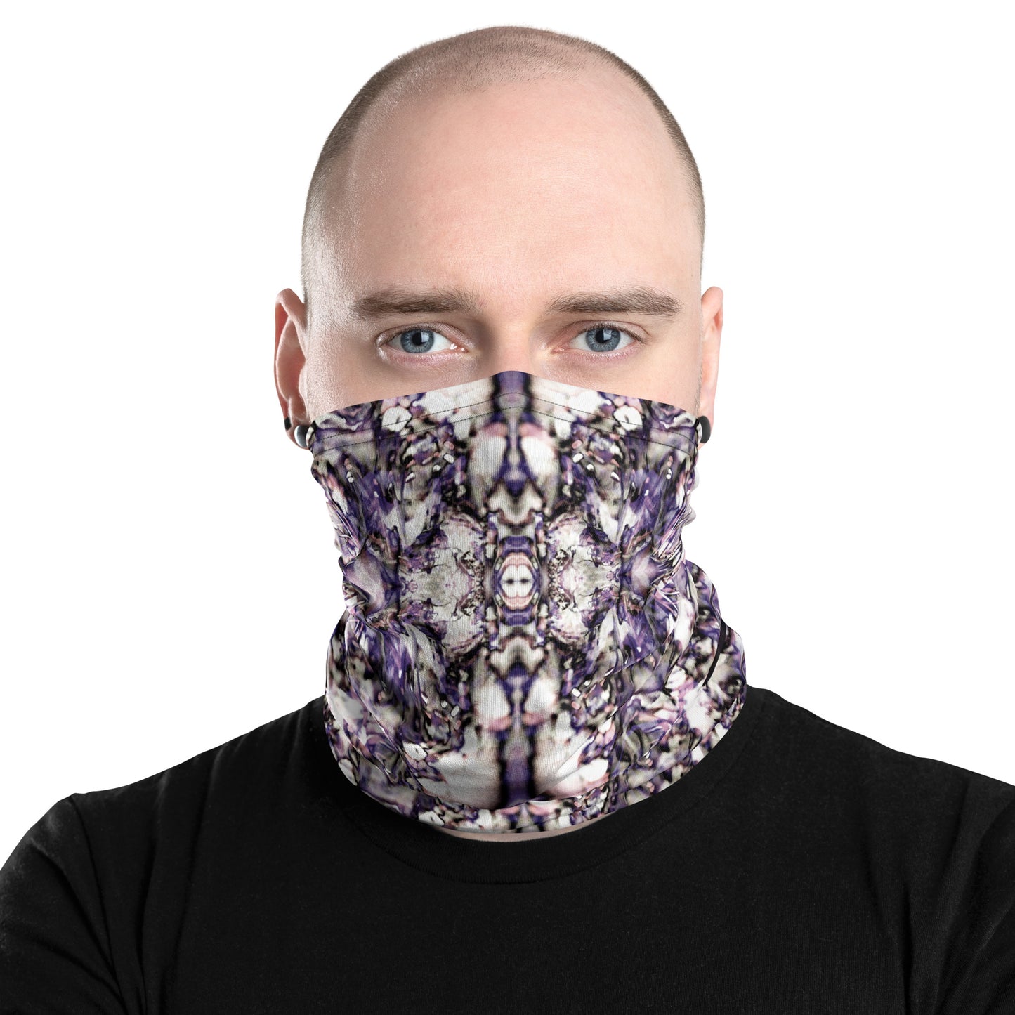 Purp Flower Neck Gaiter