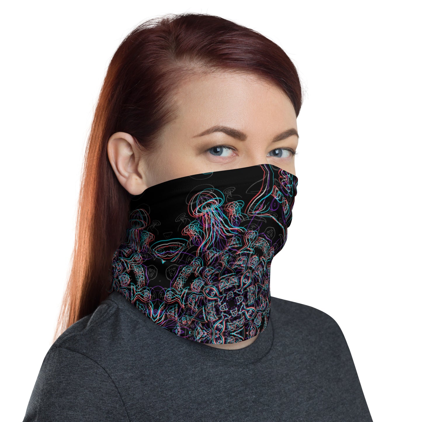 Crazy Cat Dimension Neck Gaiter